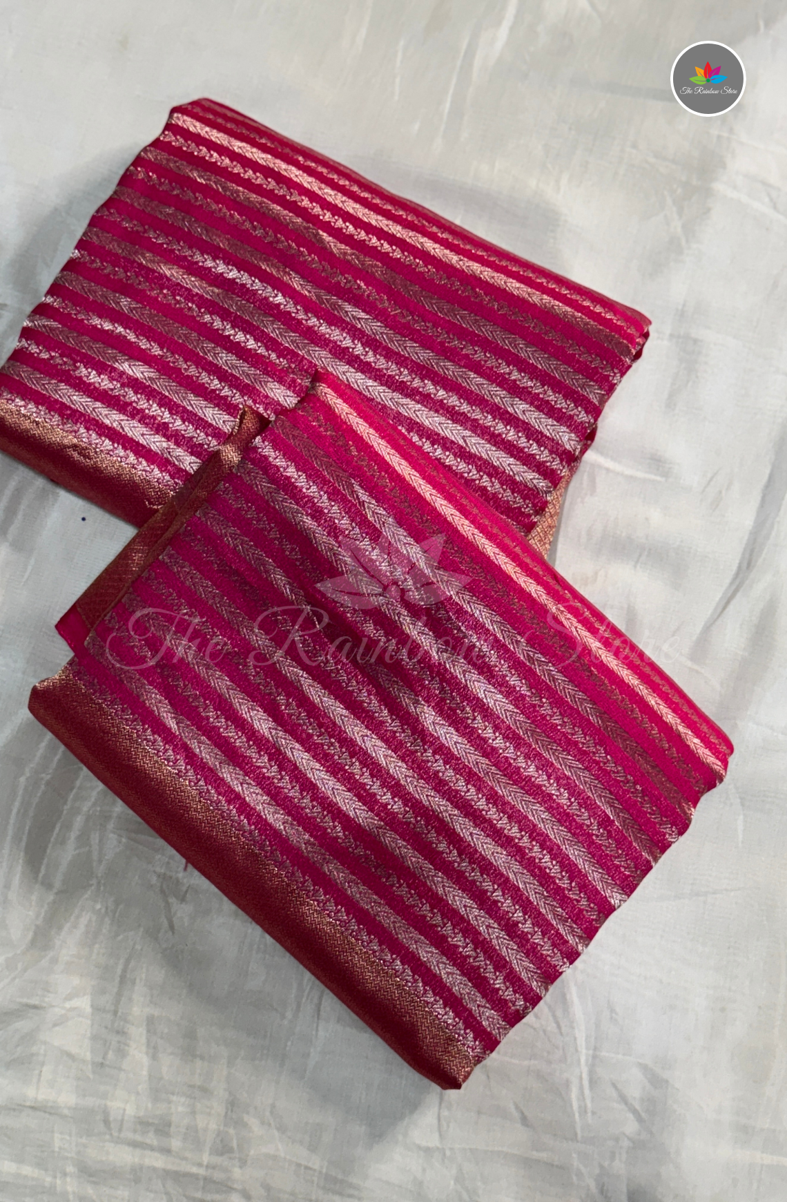 Banarasi Brocade Tissue Saree - Pink
