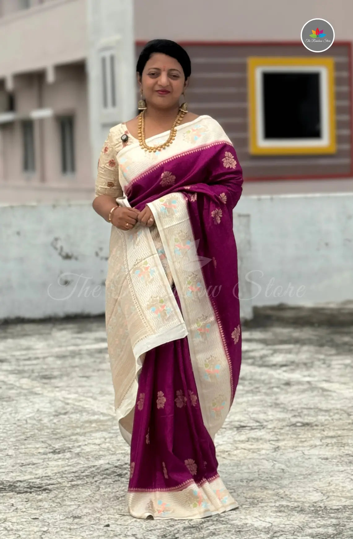 Premium Mango Pattu Saree - Maroon
