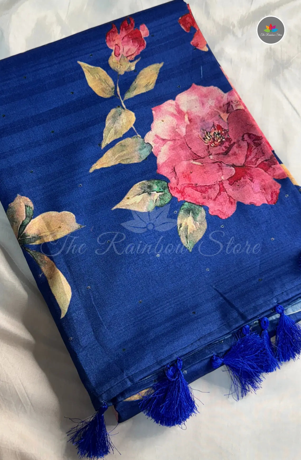 Elegant Fancy Tussar Saree - Blue