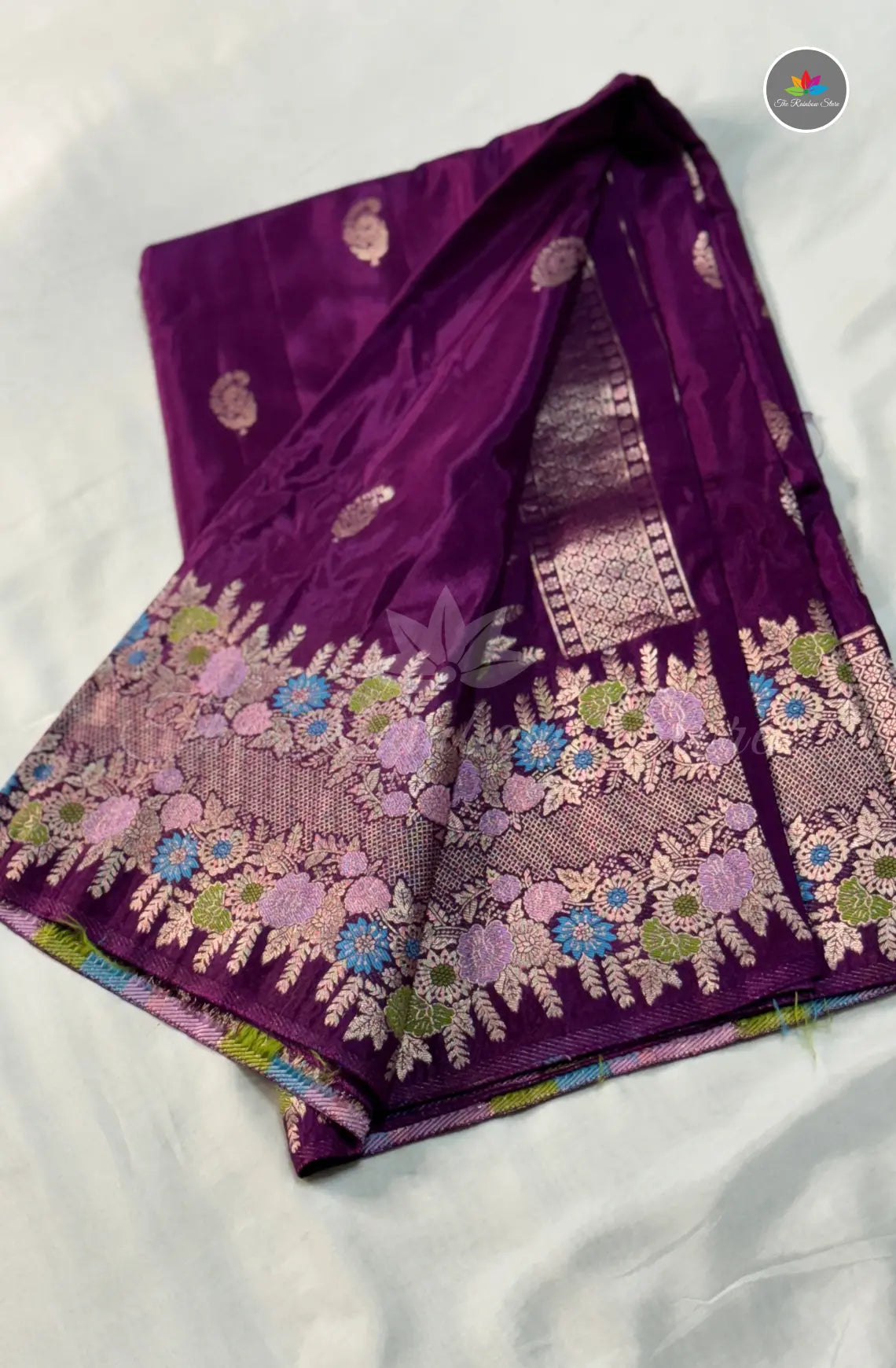Premium Mango Pattu Saree - Deep Wine