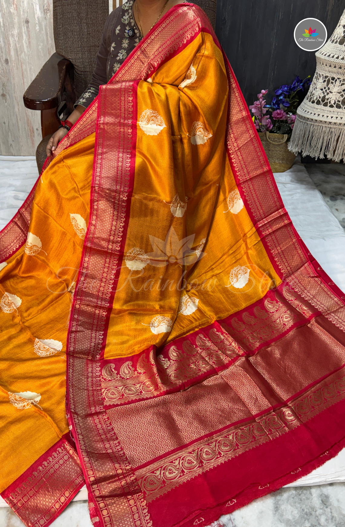 Mysore Crepe Silk - Mustard Yellow