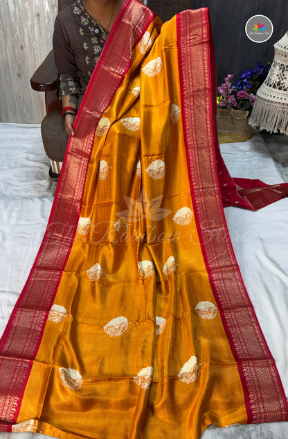 Mysore Crepe Silk - Mustard Yellow
