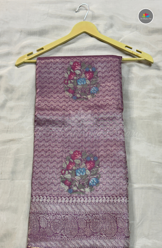 Brocade Pattu Saree - Orchid Purple