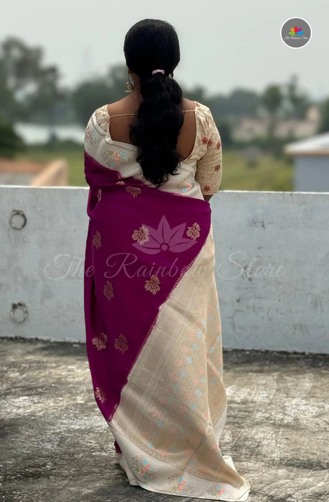 Premium Mango Pattu Saree - Maroon