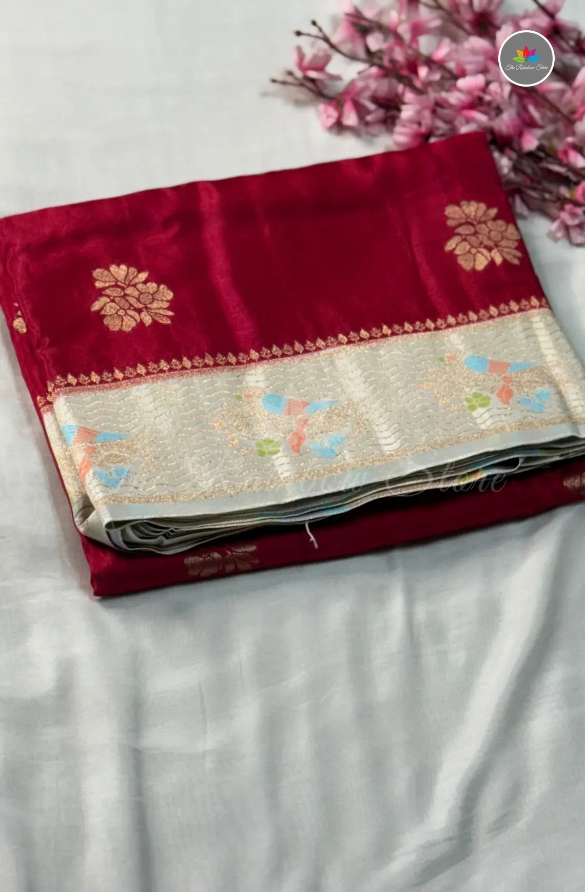 Premium Mango Pattu Saree - Maroon