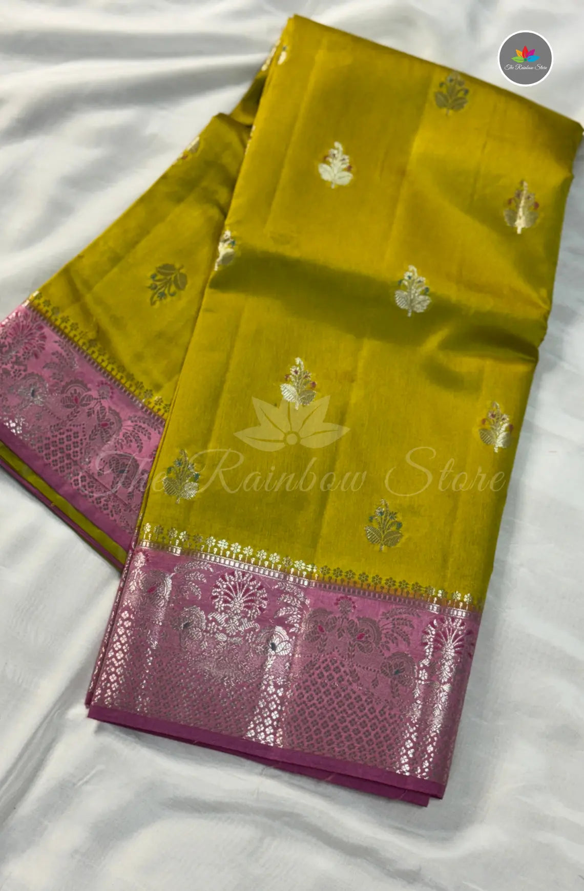 Premium Handloom Paper Silk - Mustard