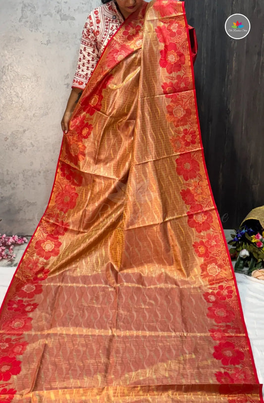 Pure Kanchi Pattu With Premium Quality - Red