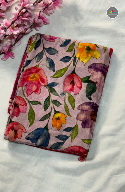 Mysore Crepe Silk - Rani Pink