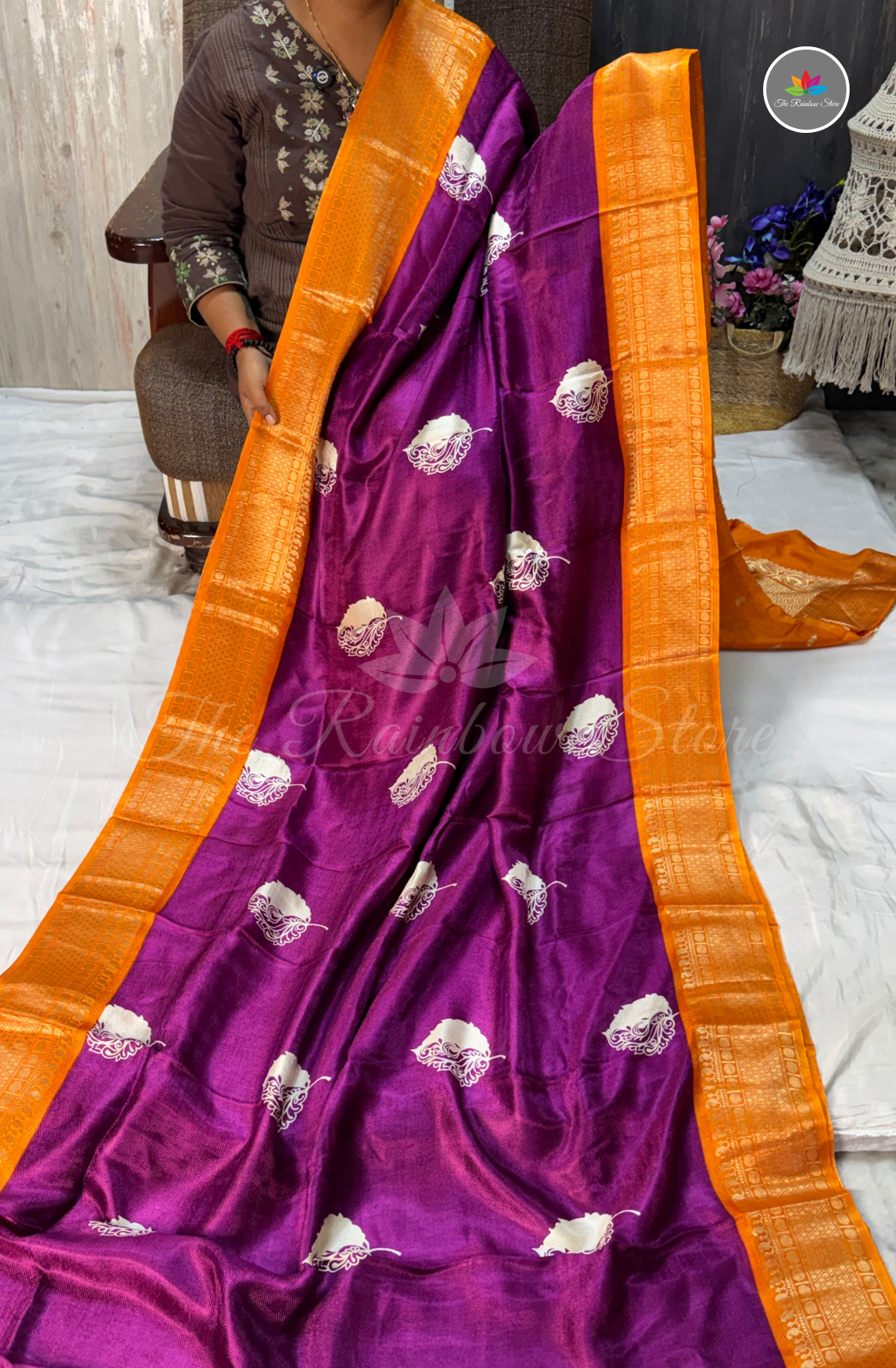 Mysore Crepe Silk - Royal Purple