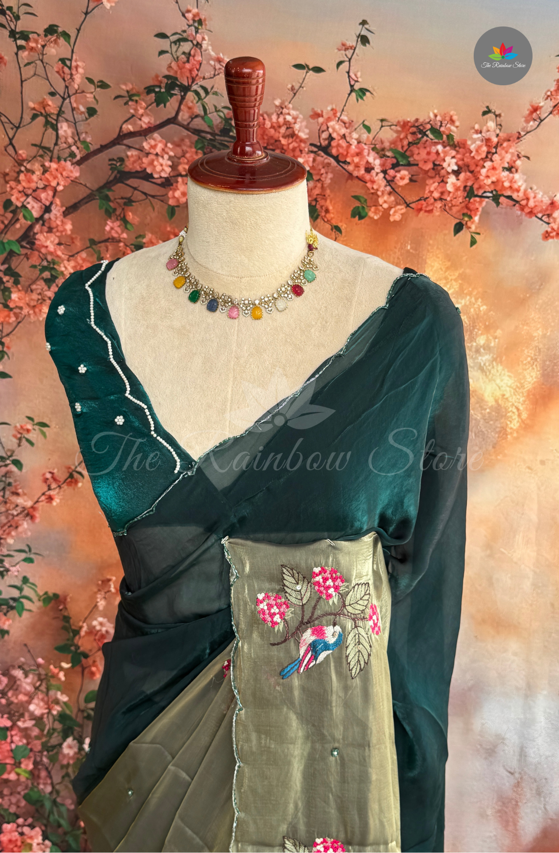 Fendi Silk Saree