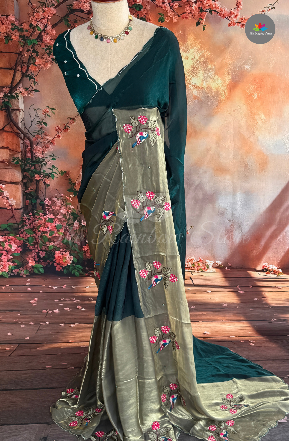 Fendi Silk Saree