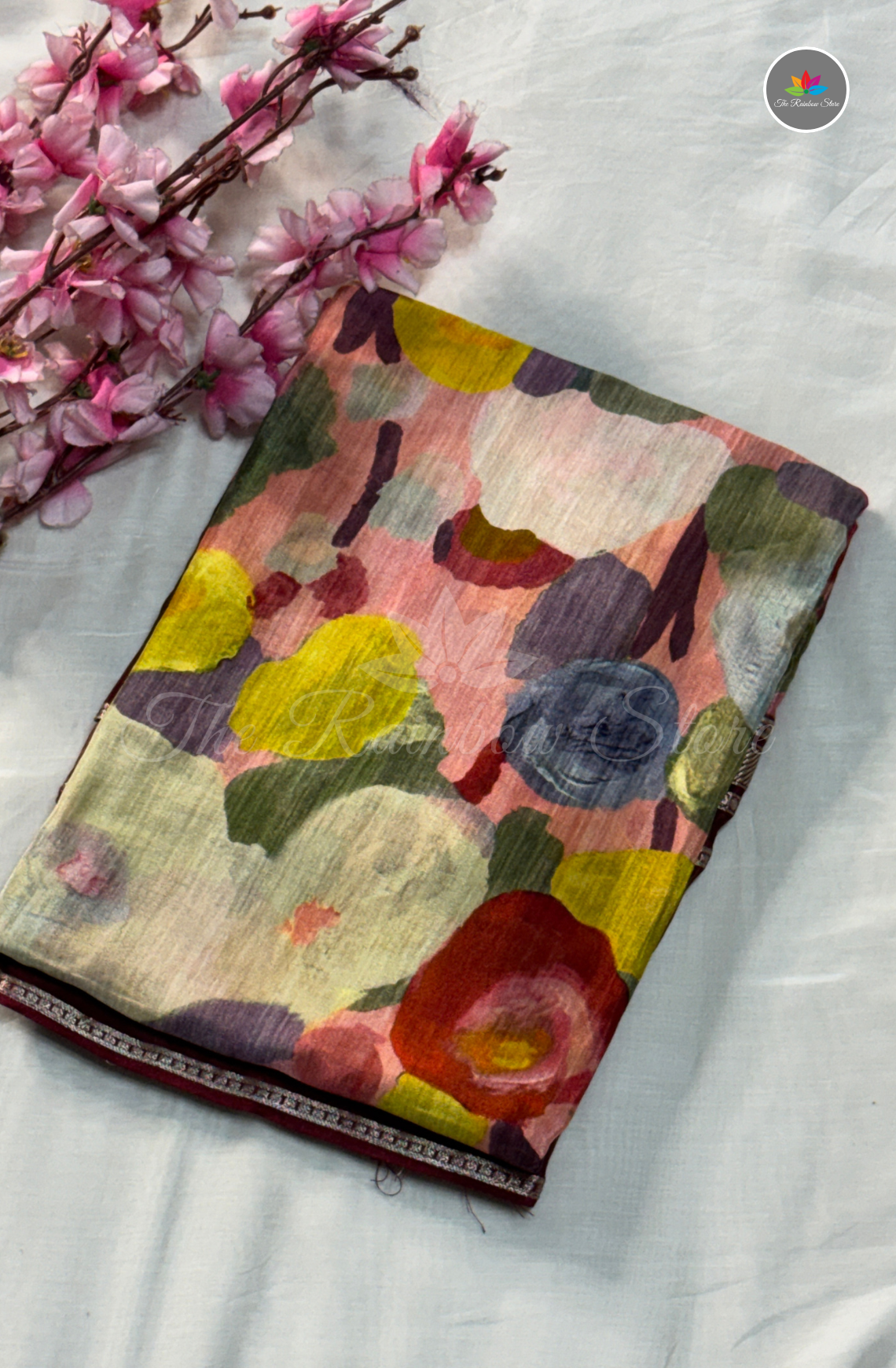 Mysore Crepe Silk - Wine Maroon